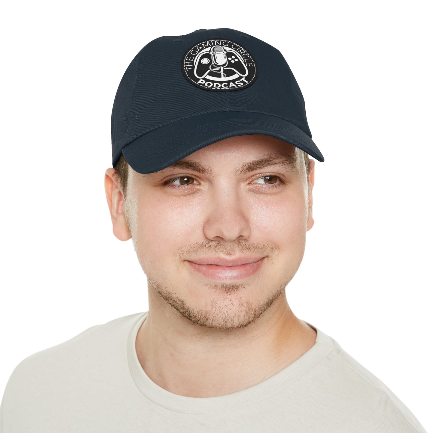 The Gaming Circle Podcast Dad Hat with Leather Patch, Casual Cap | Xbox