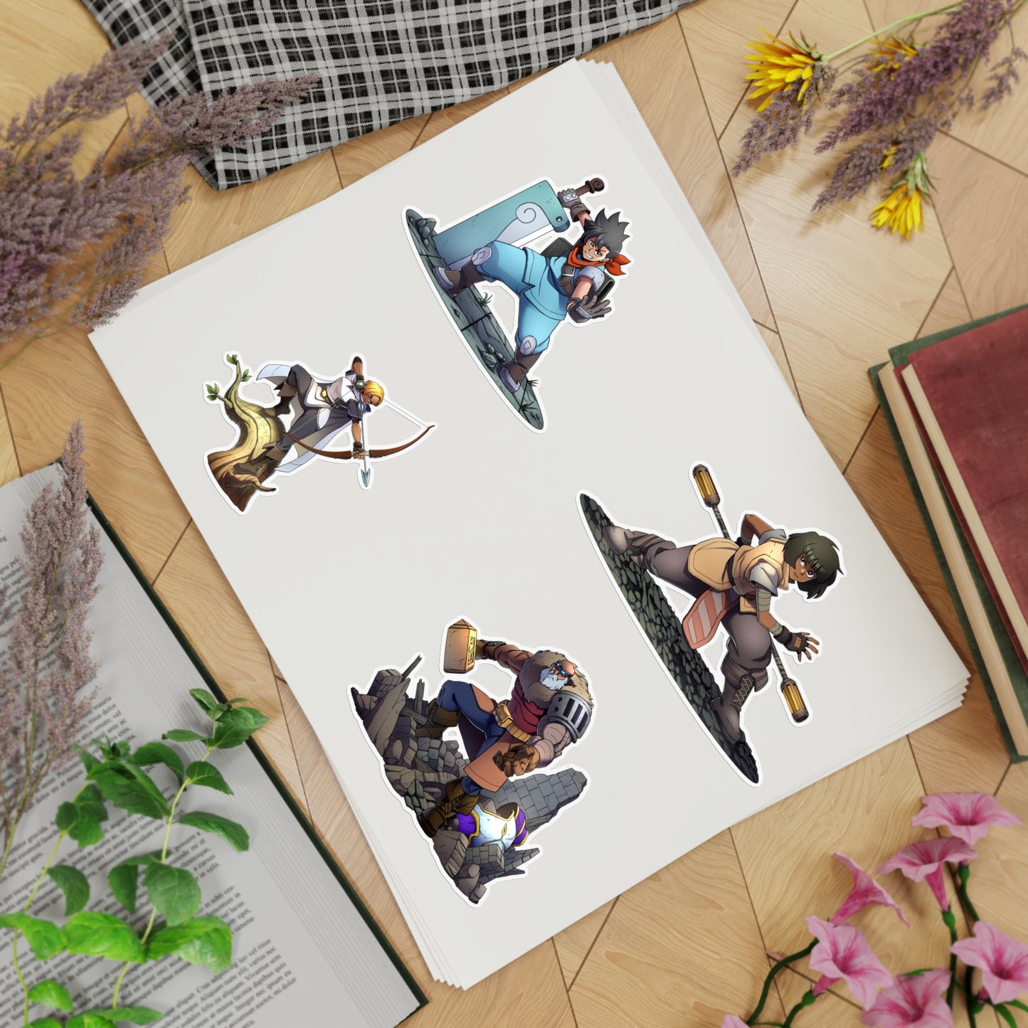 Everborn Heroes - Sticker Sheet Bundle