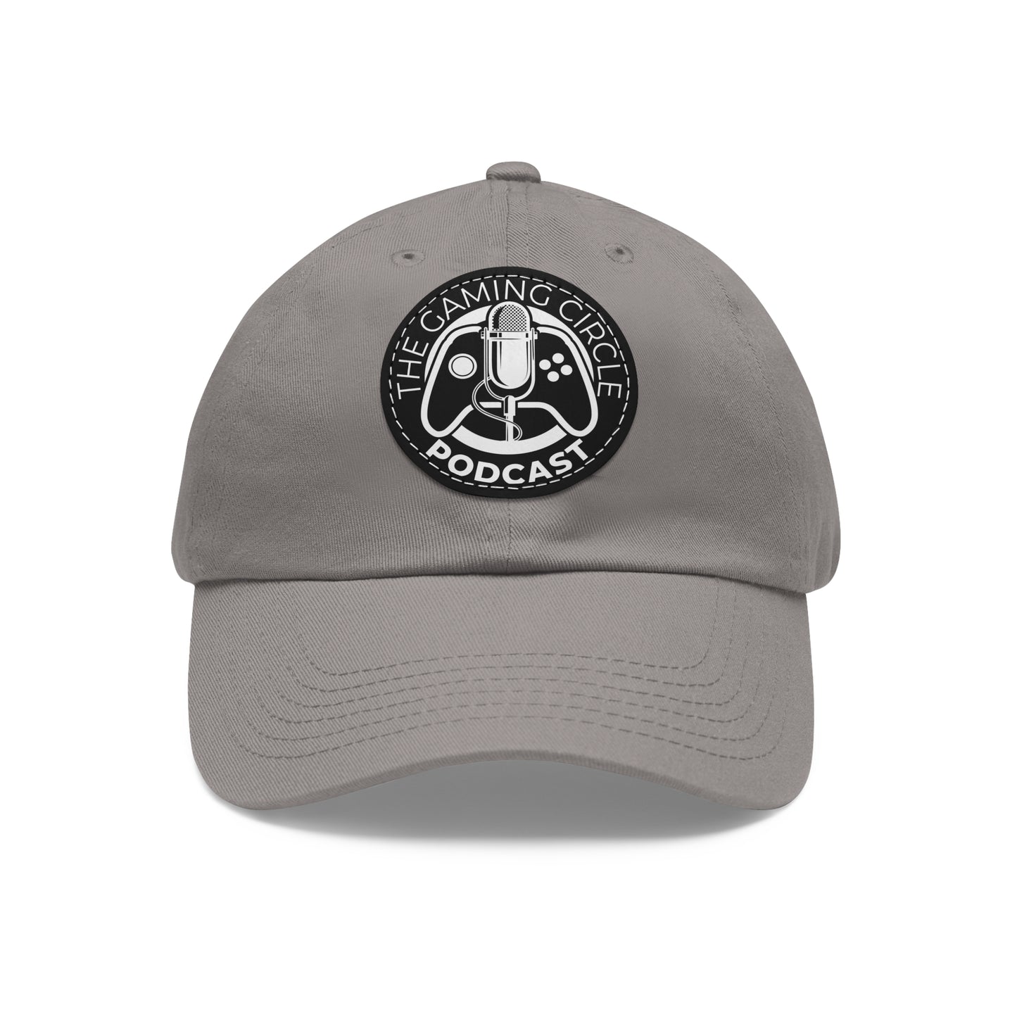 The Gaming Circle Podcast Dad Hat with Leather Patch, Casual Cap | Xbox