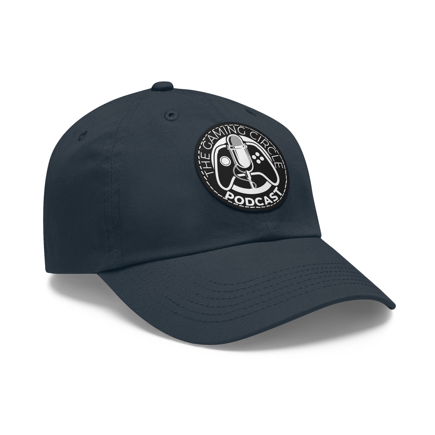The Gaming Circle Podcast Dad Hat with Leather Patch, Casual Cap | Xbox