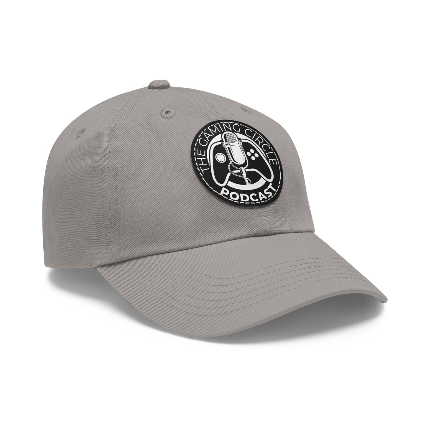 The Gaming Circle Podcast Dad Hat with Leather Patch, Casual Cap | Xbox