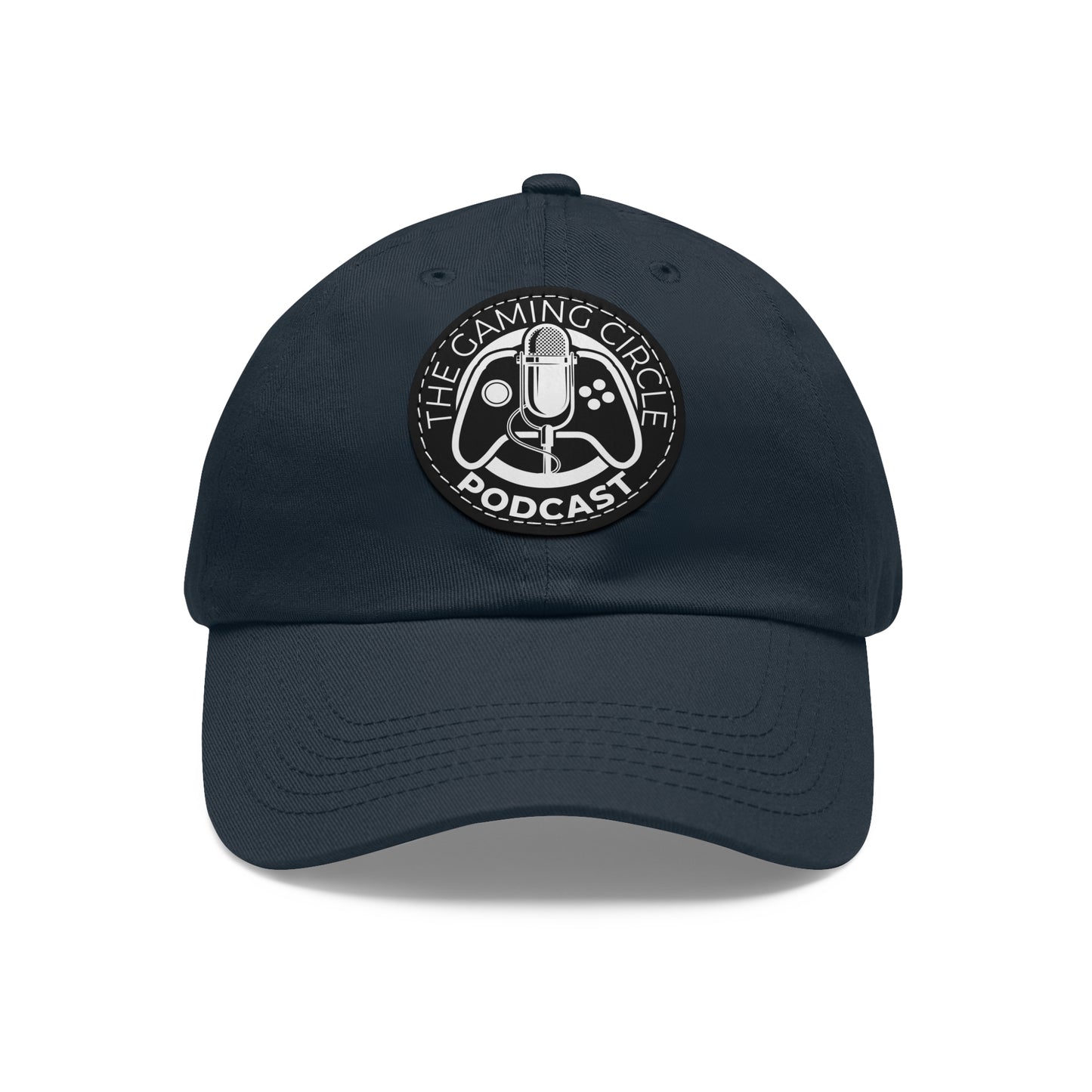 The Gaming Circle Podcast Dad Hat with Leather Patch, Casual Cap | Xbox