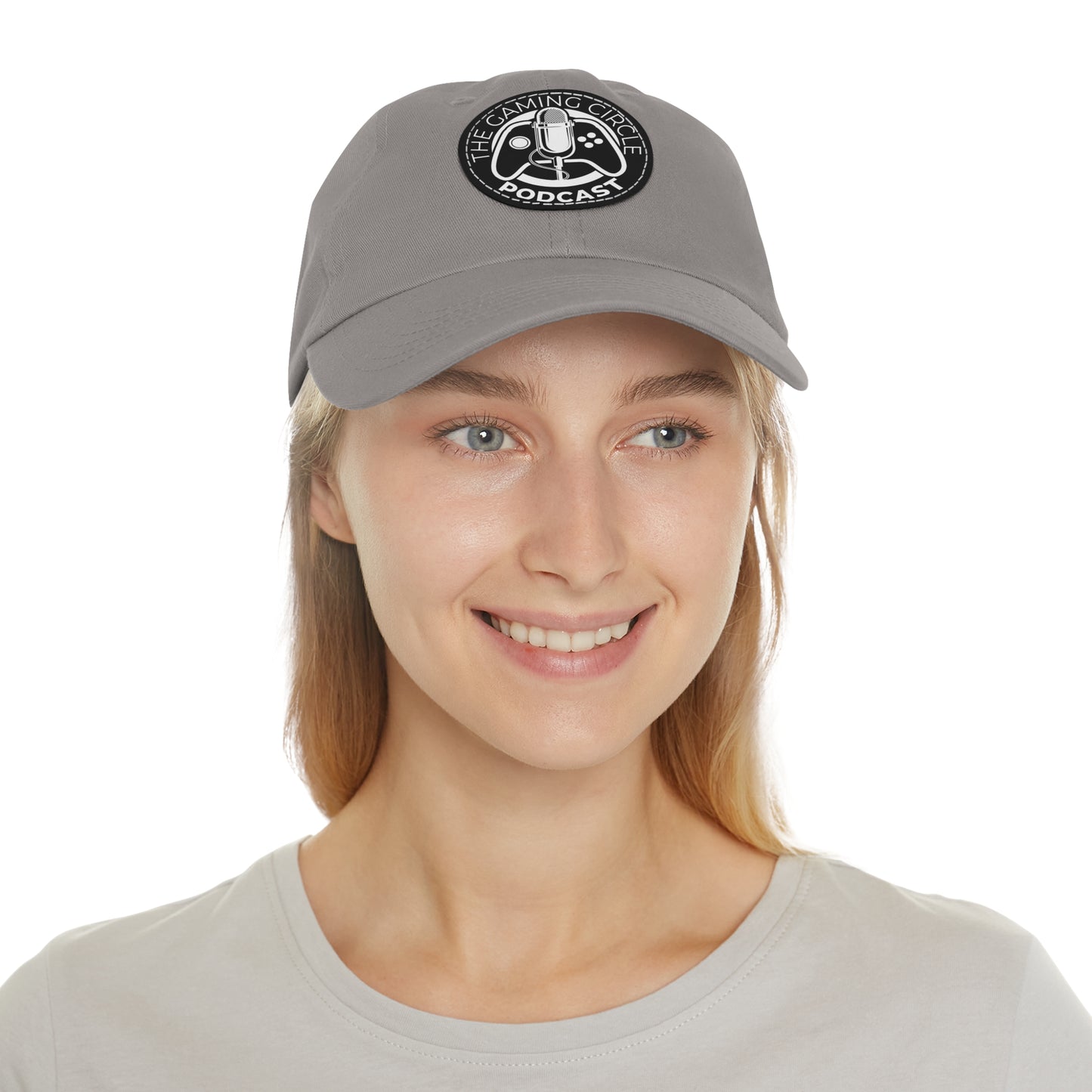 The Gaming Circle Podcast Dad Hat with Leather Patch, Casual Cap | Xbox