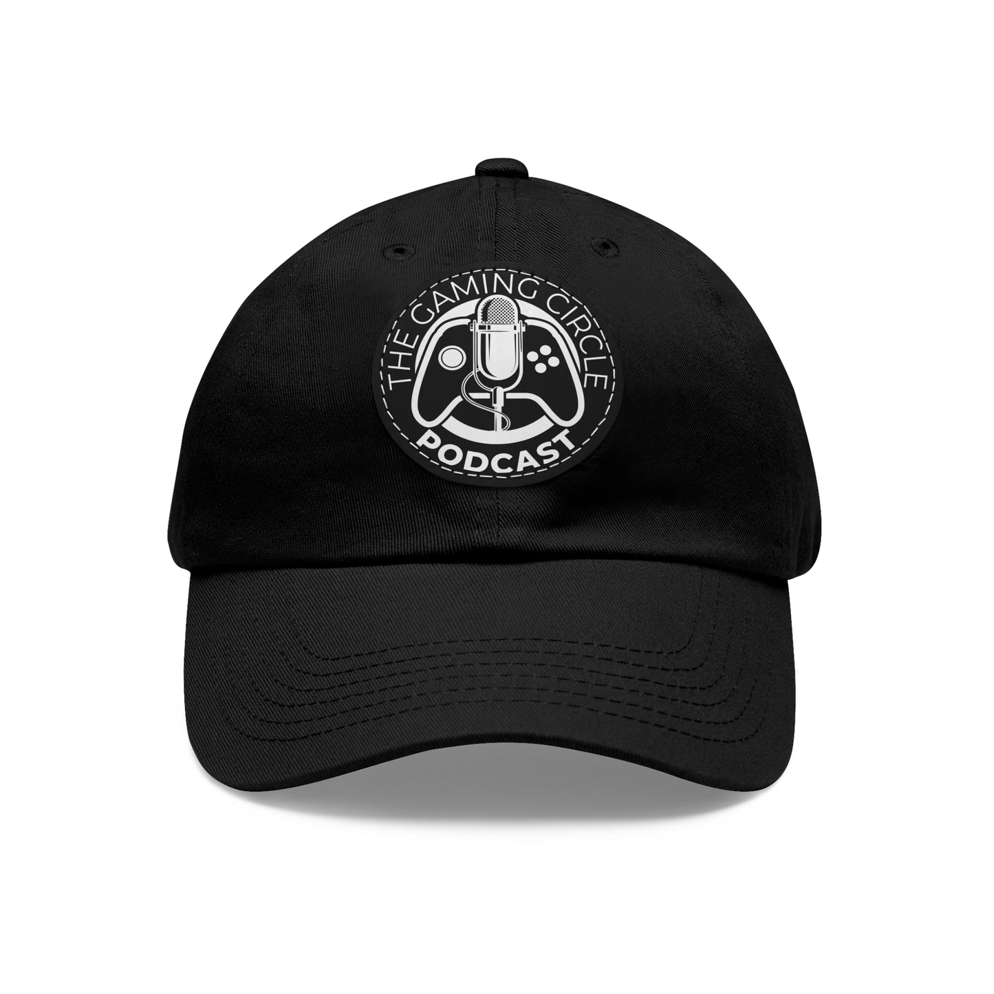 The Gaming Circle Podcast Dad Hat with Leather Patch, Casual Cap | Xbox