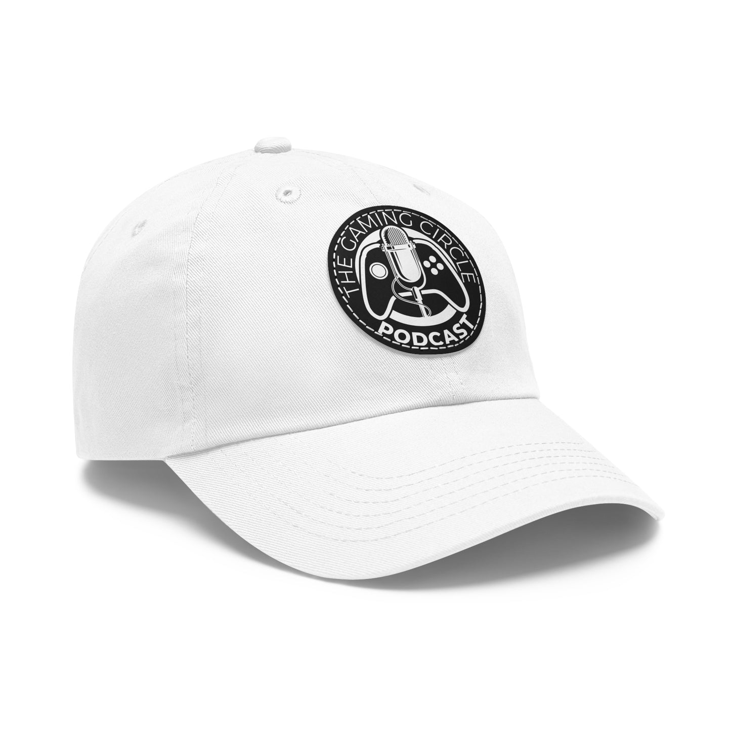 The Gaming Circle Podcast Dad Hat with Leather Patch, Casual Cap | Xbox
