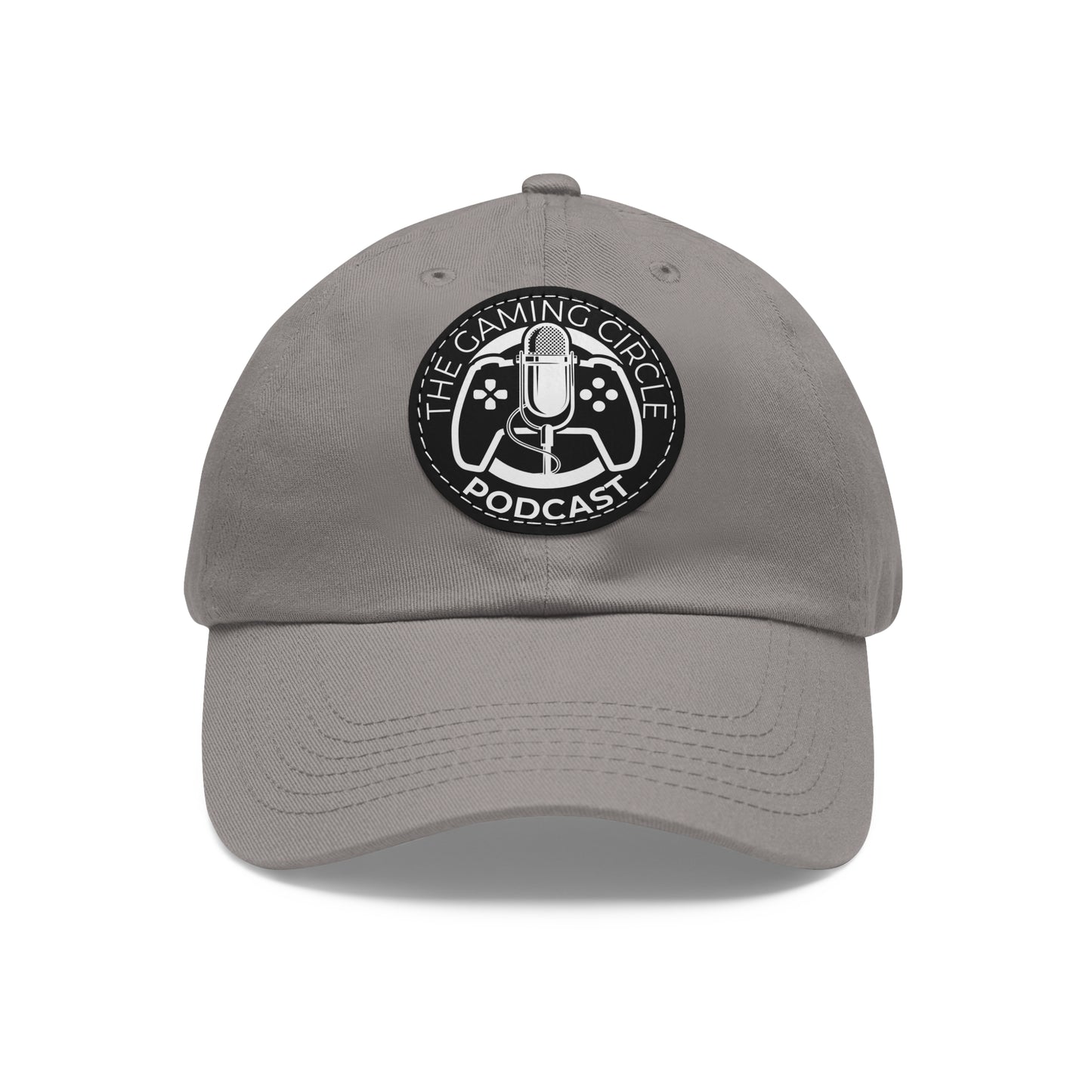 The Gaming Circle Podcast Dad Hat with Leather Patch, Casual Cap | PlayStation