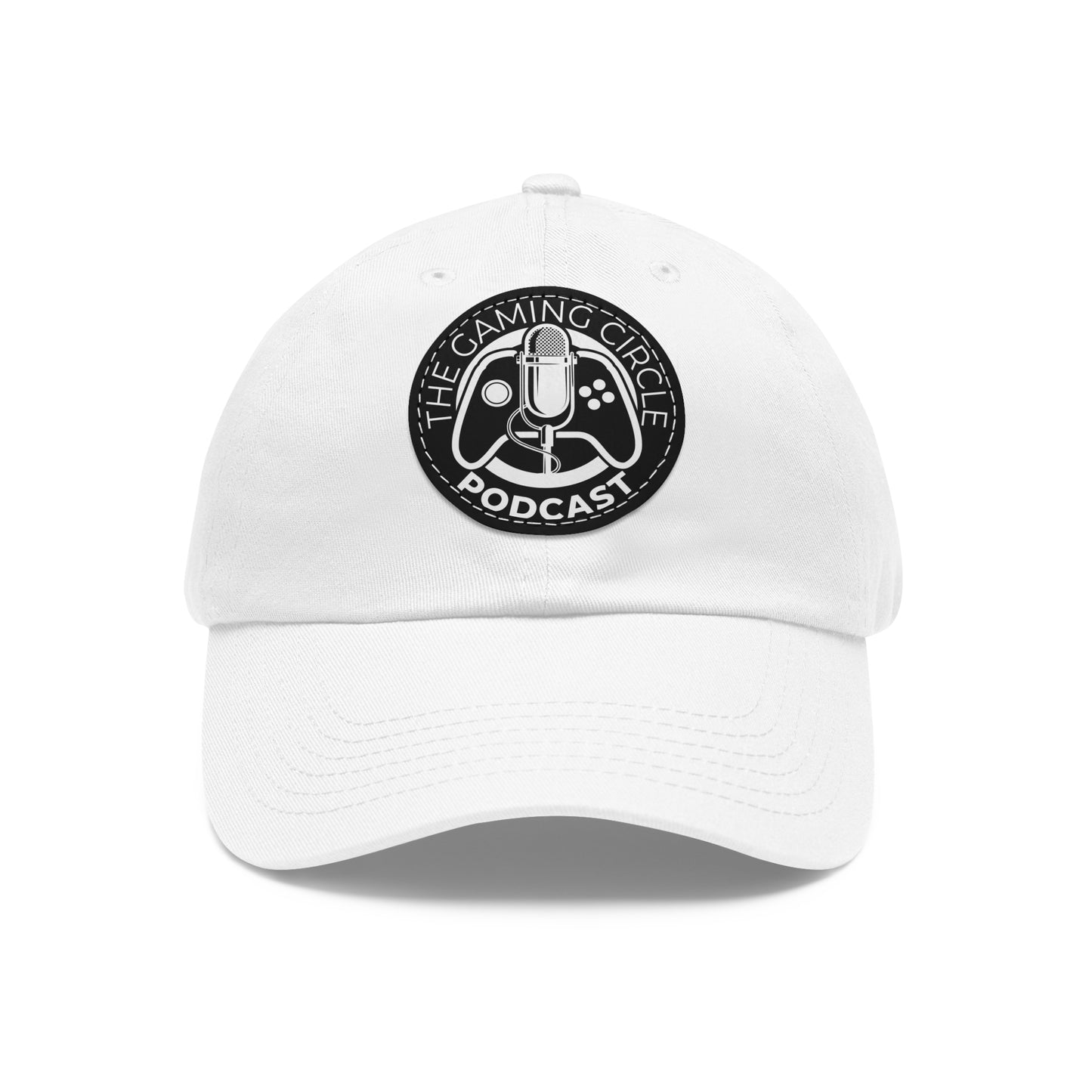 The Gaming Circle Podcast Dad Hat with Leather Patch, Casual Cap | Xbox