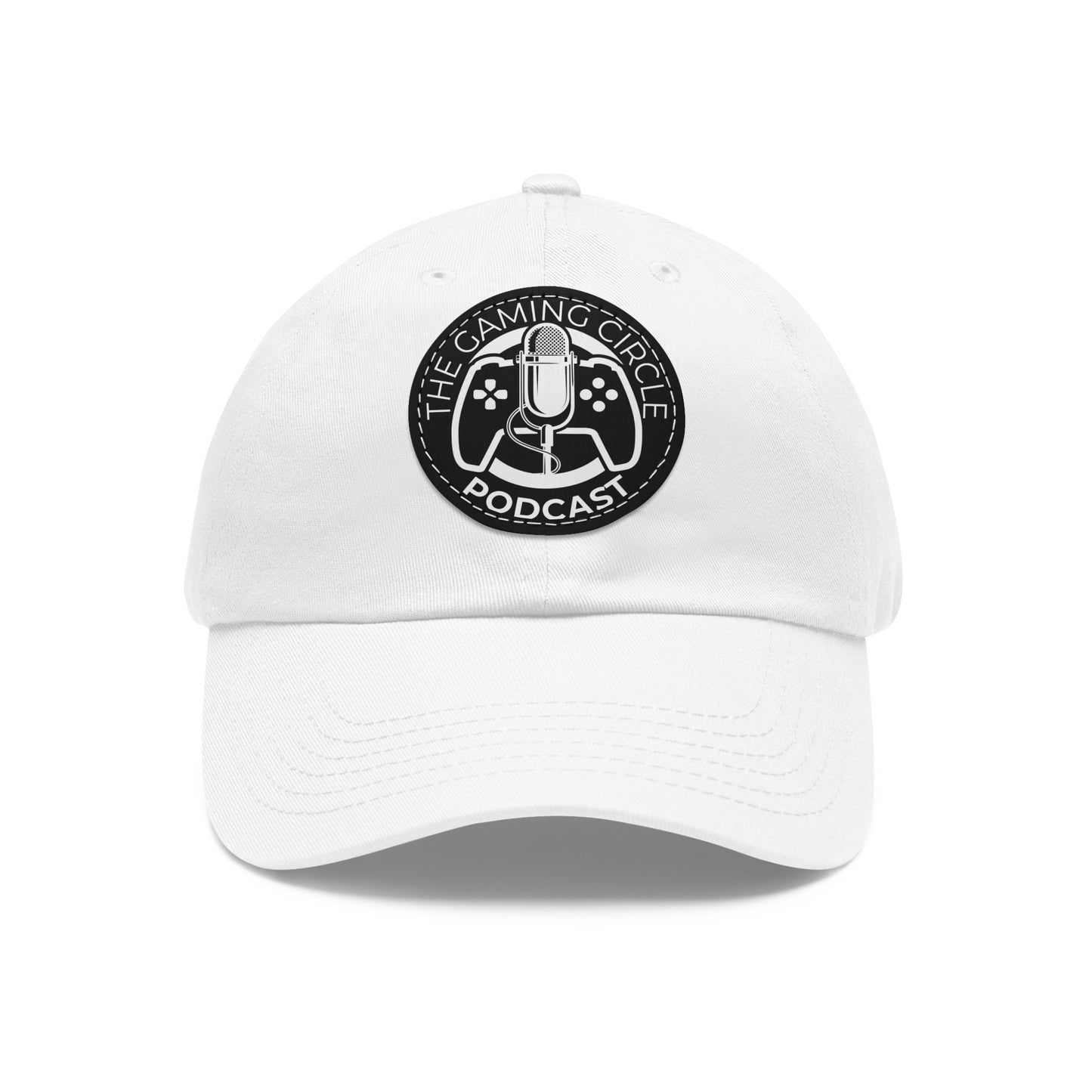 The Gaming Circle Podcast Dad Hat with Leather Patch, Casual Cap | PlayStation