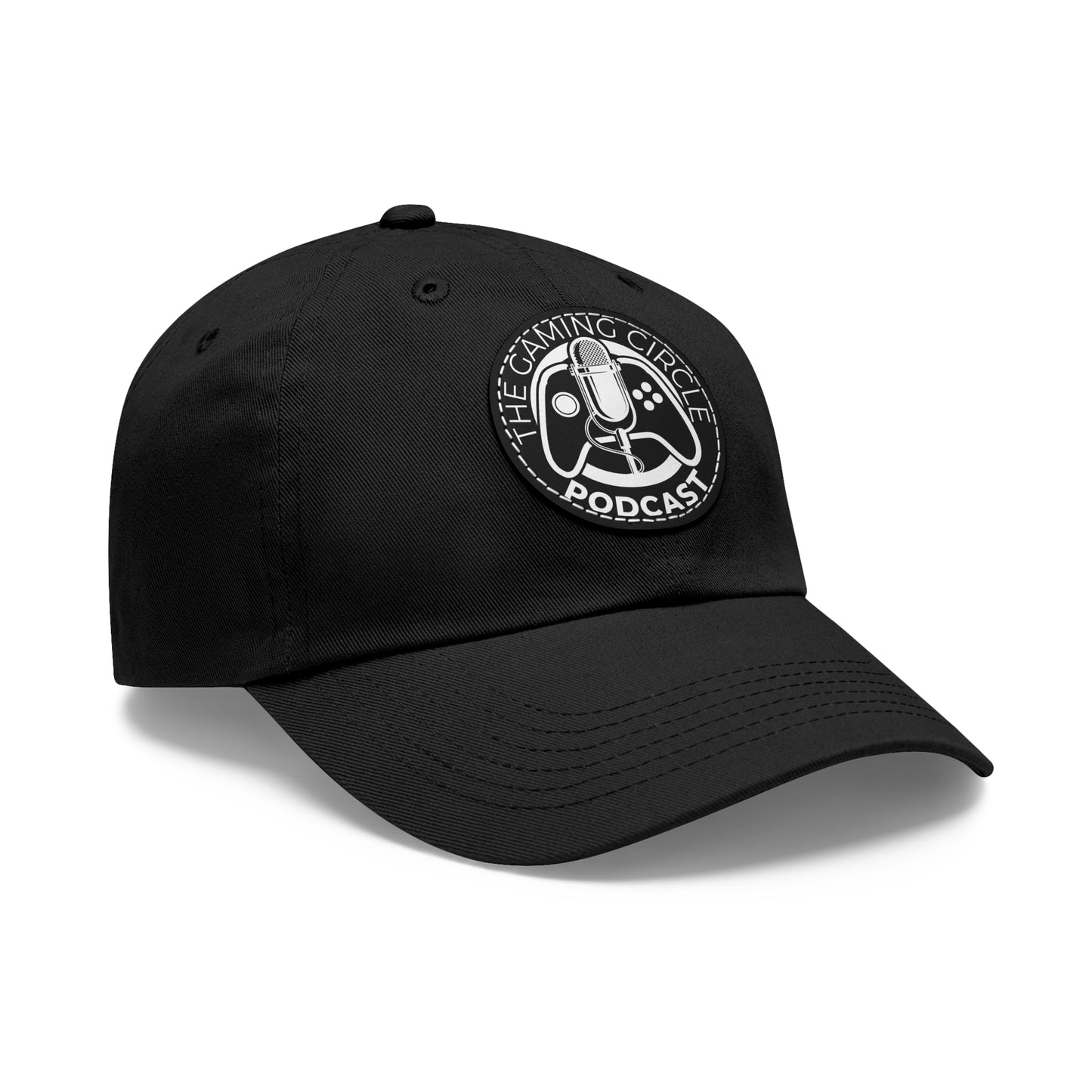 The Gaming Circle Podcast Dad Hat with Leather Patch, Casual Cap | Xbox