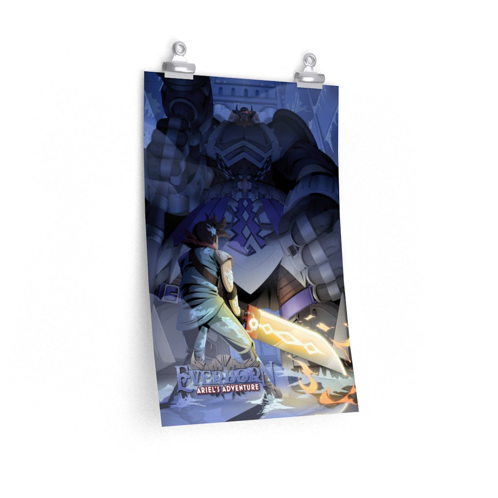 Ariel vs Magnus Premium Matte vertical posters