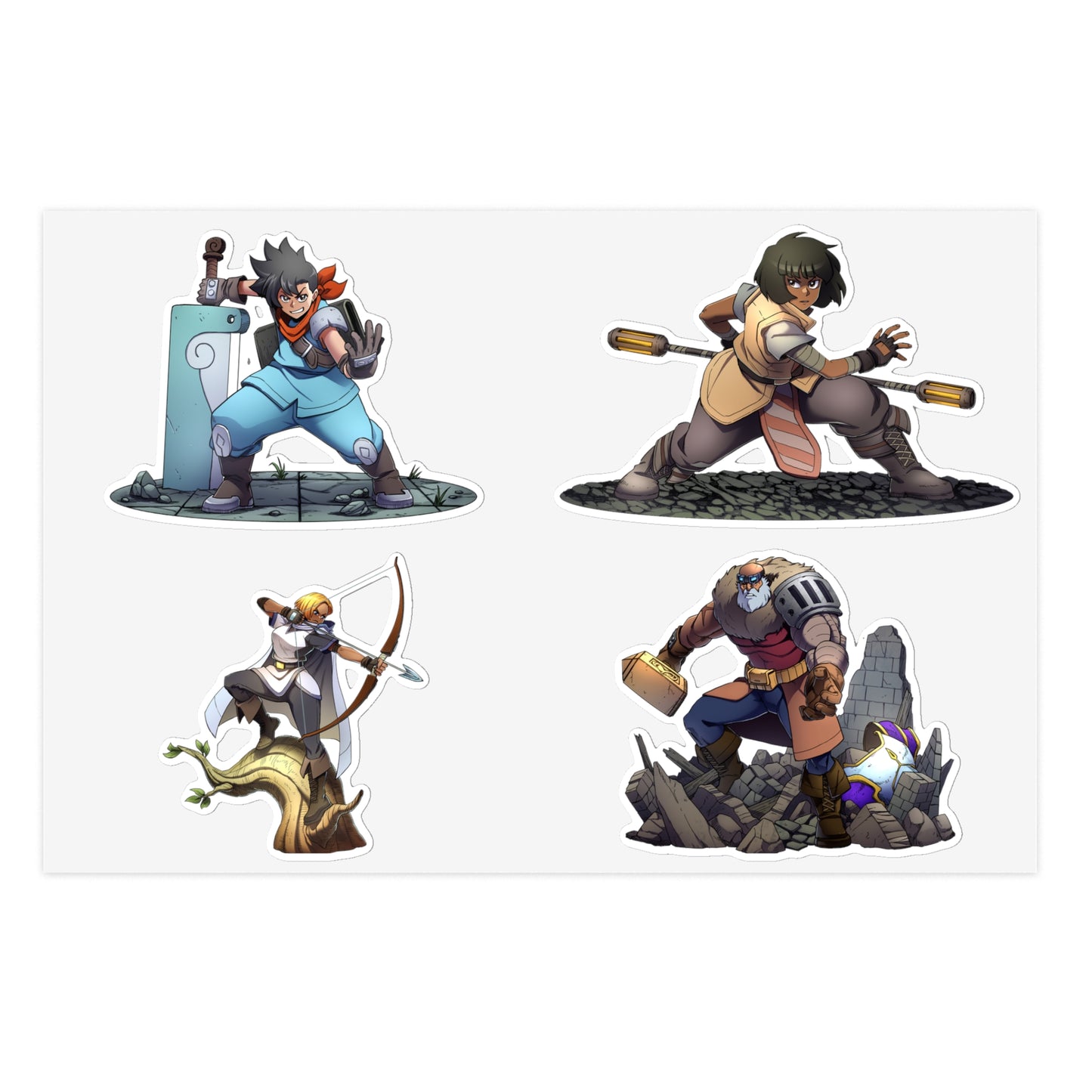Everborn Heroes - Sticker Sheet Bundle