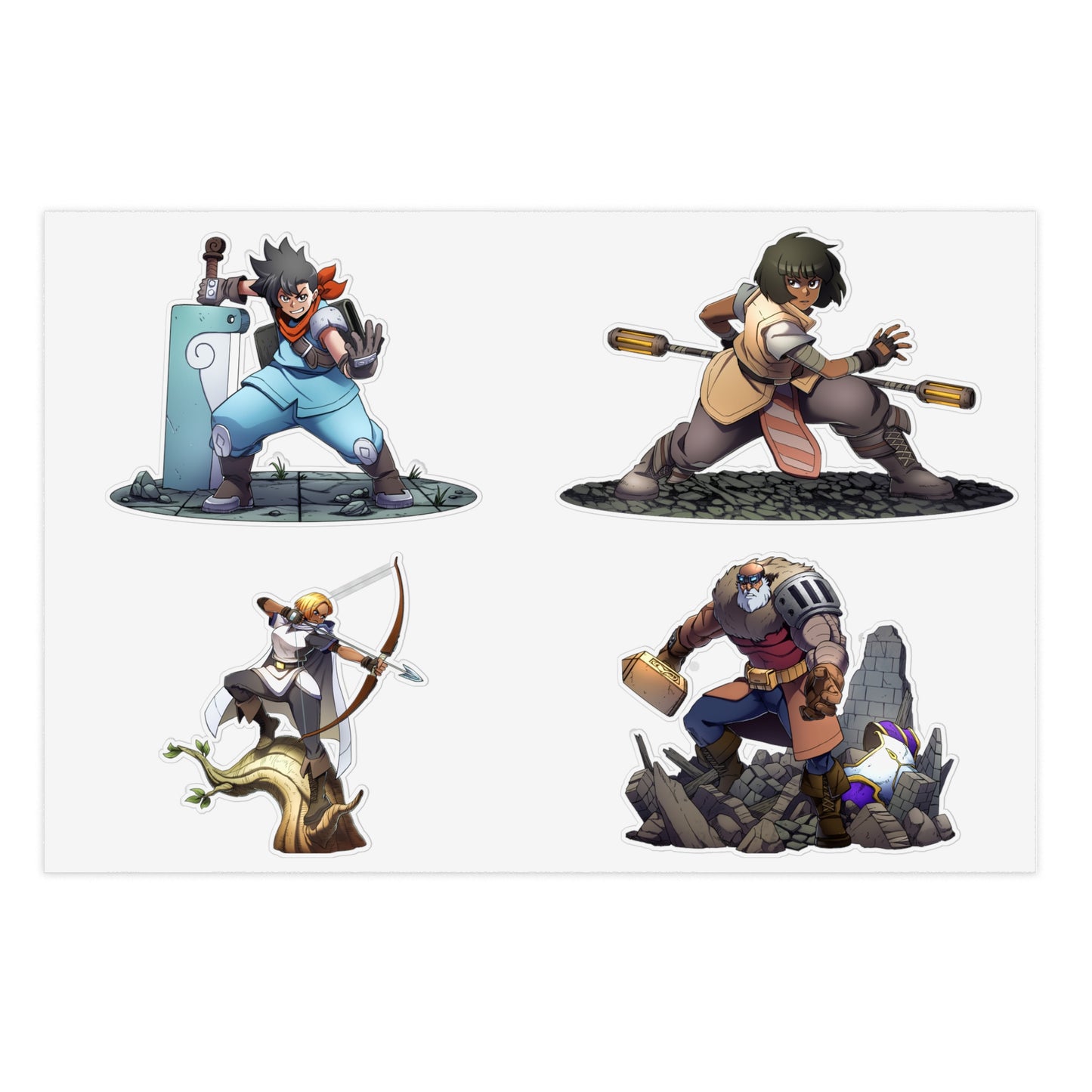 Everborn Heroes - Sticker Sheet Bundle