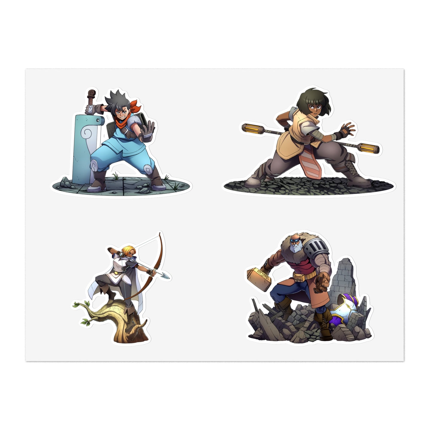 Everborn Heroes - Sticker Sheet Bundle