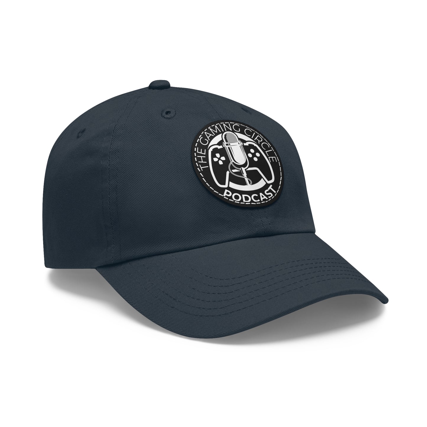 The Gaming Circle Podcast Dad Hat with Leather Patch, Casual Cap | PlayStation