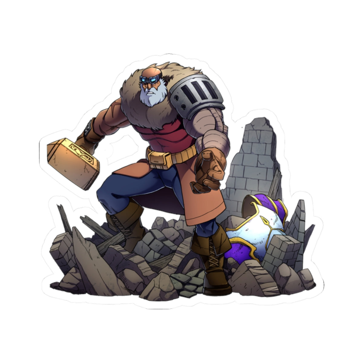 The Prince of Arcadia Kiss-Cut Stickers - Perfect for Gamers and Fans of Adventure