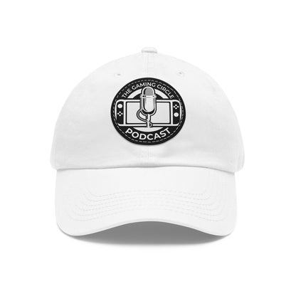 The Gaming Circle Podcast Dad Hat with Leather Patch, Casual Cap | Switch